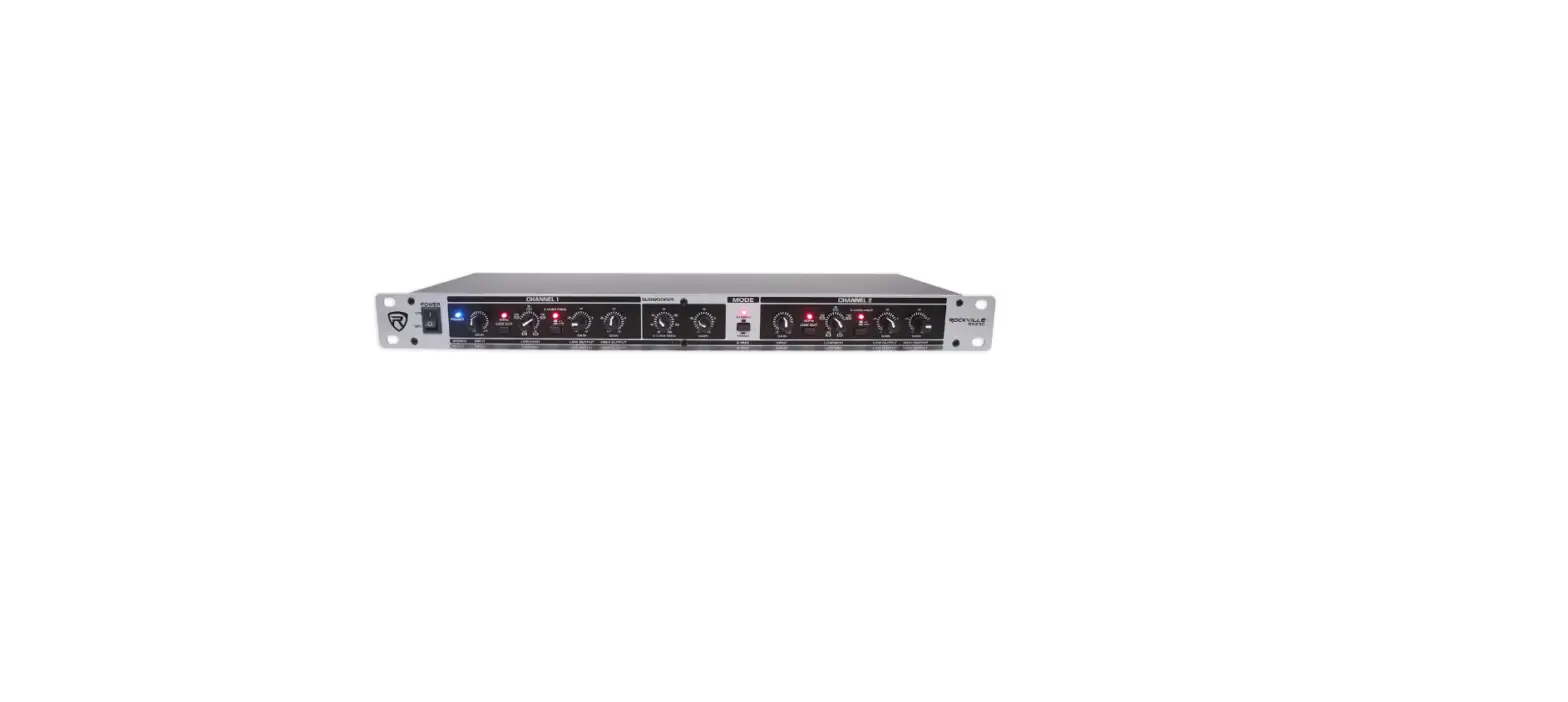 Rockville Stereo 3-way Mono Rack Mountable Crossover Owner's Manual