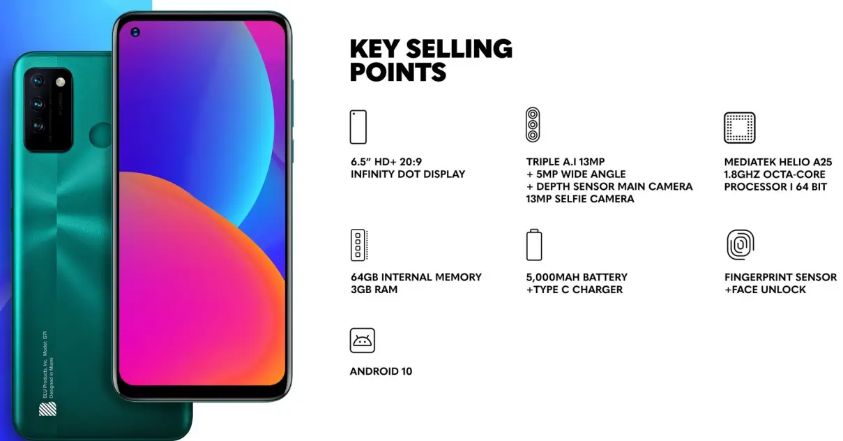 BLU G71 Dual SIM Smartphone FIG 13