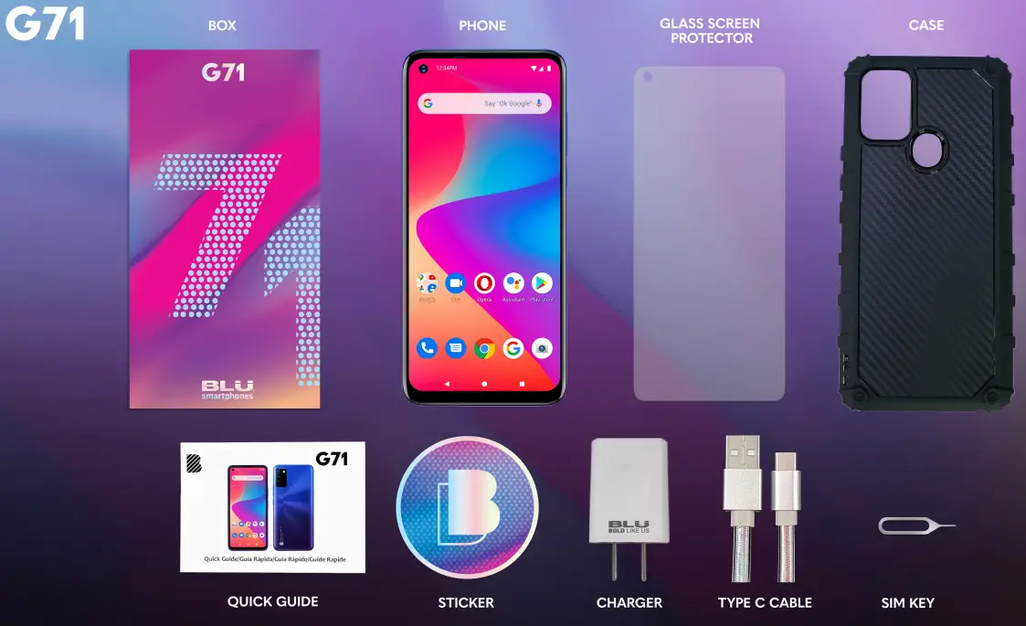 BLU G71 Dual SIM Smartphone FIG