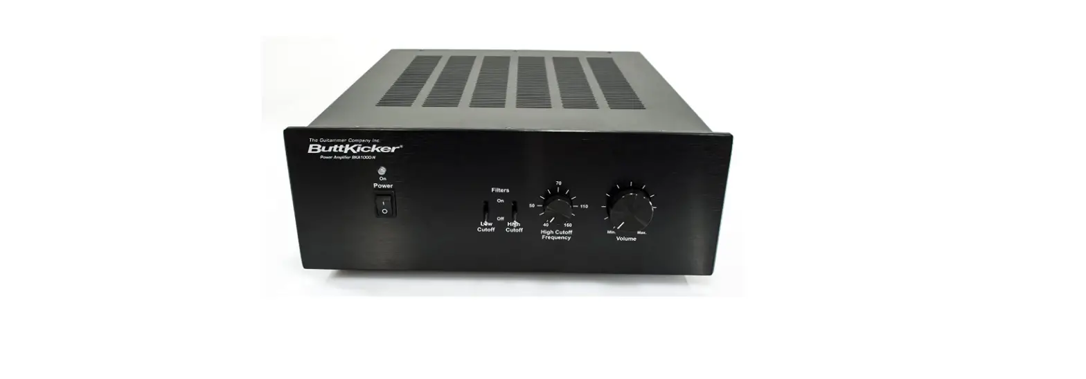 Buttkicker Bka1000-n 1000w 120v Power Amplifier Owner's Manual Buttkicker Bka1000-n 1000w 120v Power Amplifier Owner's Manual