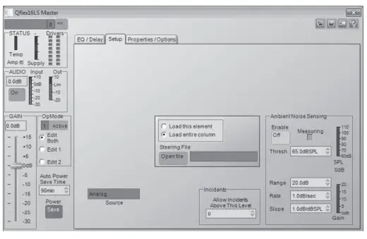TANNOY Digitally Steerable Powered Column Array Loudspeaker Ambient noise
