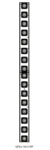 TANNOY Digitally Steerable Powered Column Array Loudspeaker QFlex 16LS-WP