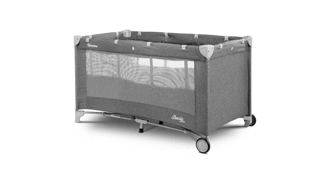 Basic Plus Car 5903076302588 Graphite Travel Cot User Manual