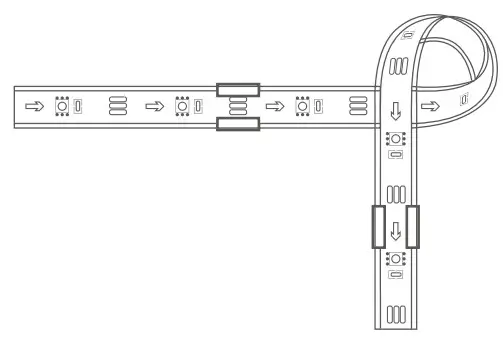 Govee H6170 Phantasy Strip Lights - installing steps 3