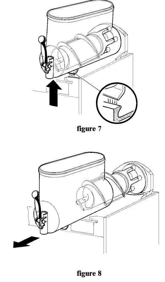 BRAS ATLAS UL Slush Machine Instruction Manual - figure 7,8