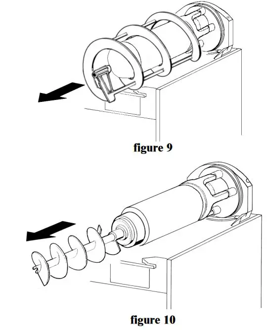 BRAS ATLAS UL Slush Machine Instruction Manual - figure 9,10