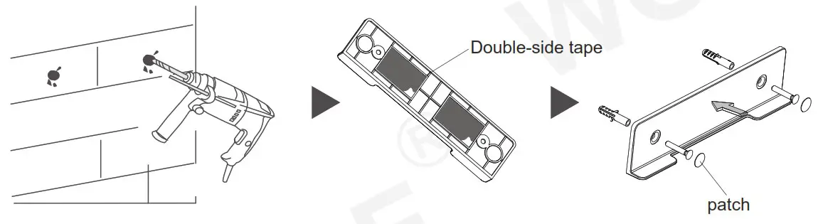 WOODBRIDGE LT611 Intelligent Compact Elongated Dual Flush Wall Hung Toilet - Installation Preparation