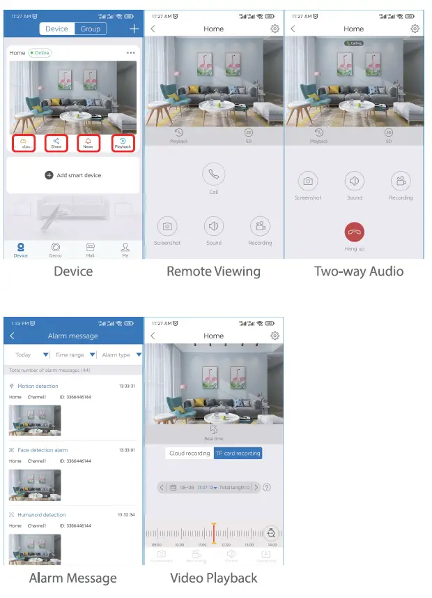 Techage TA-G4R-2-BA22 WiFi NVR Camera System fig 5