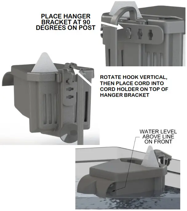 AQUARIUM Koller AquaView Gallon--- PLACE HANGER