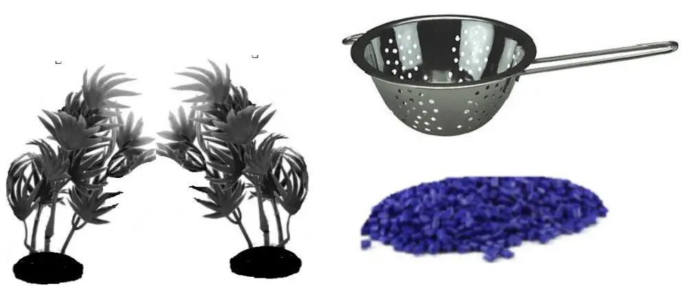 AQUARIUM Koller AquaView Gallon-Rinsing Gravel and Decor