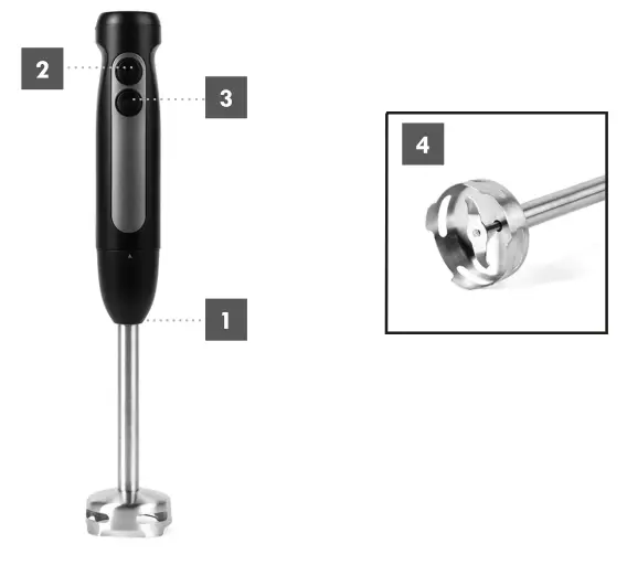 PROGRESS EK4254P Shimmer Hand Blender