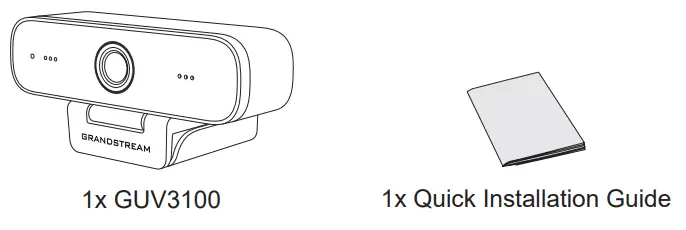 GRANDSTREAM GUV3100 1080P Webcam - figure 1