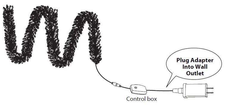 HOME ACCENTS Holiday GIP0NB007D00 Christmas Garland fig 1