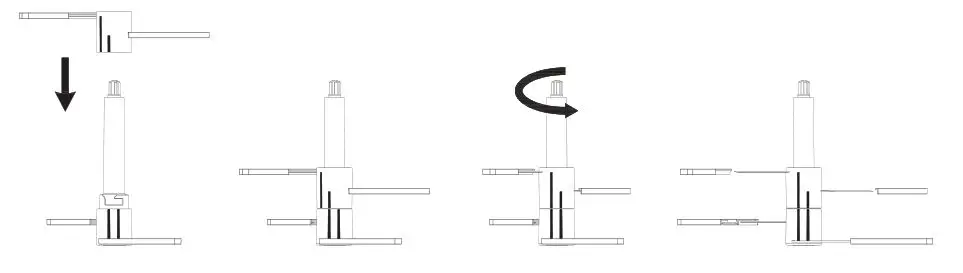 TEESA TSA3227 Food chopper - Disassemble method