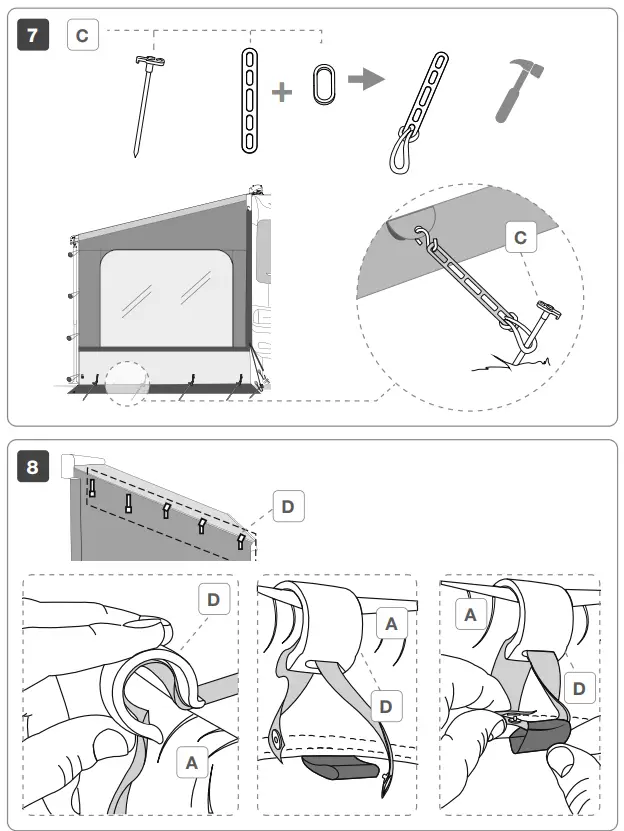 FIAMMA SIDE W PRO F80L XL Side Panel with Crystal Window 6