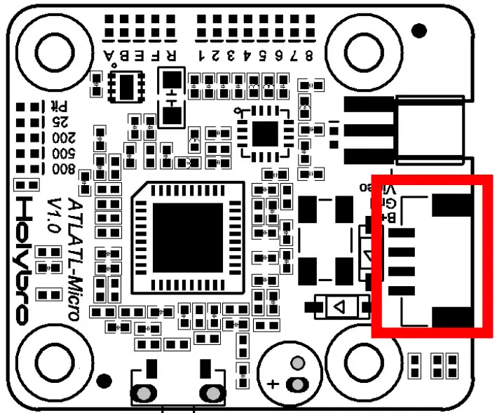 Holybro Atlatl HV micro - Pinout Diagram