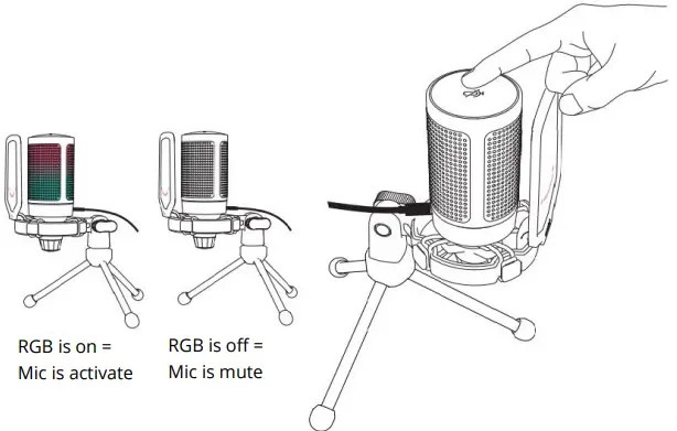 FIFINE A6V Gaming USB Microphone for PC PS5-fig8