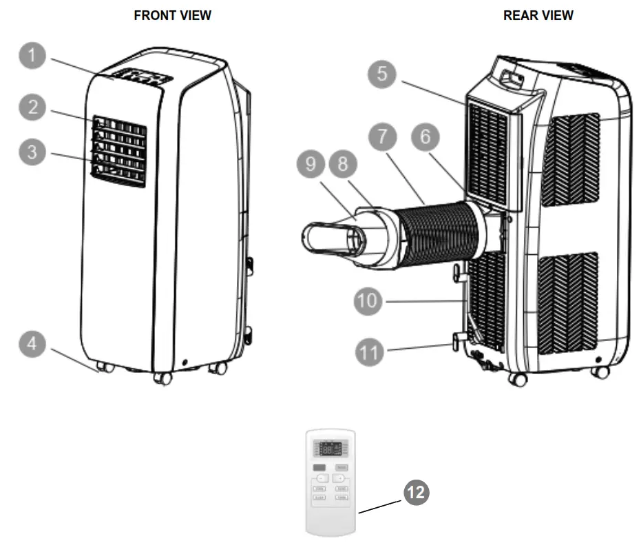 argo V 1221 PORTABLE AIR CONDITIONERS (LOCAL) - DESCRIPTION