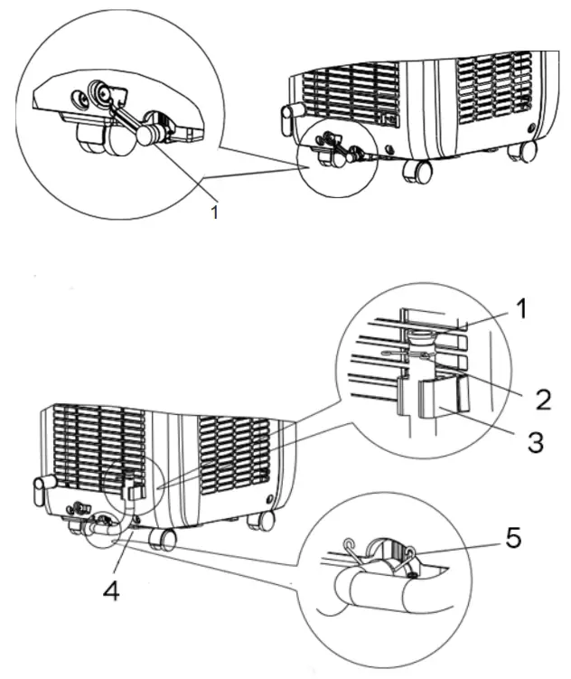 argo V 1221 PORTABLE AIR CONDITIONERS (LOCAL) - DRAINAGE HOSE