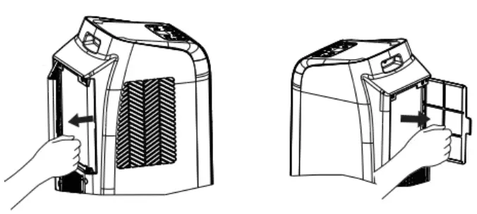 argo V 1221 PORTABLE AIR CONDITIONERS (LOCAL) - air filters