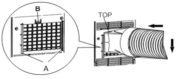 argo V 1221 PORTABLE AIR CONDITIONERS (LOCAL) - flat fitting1