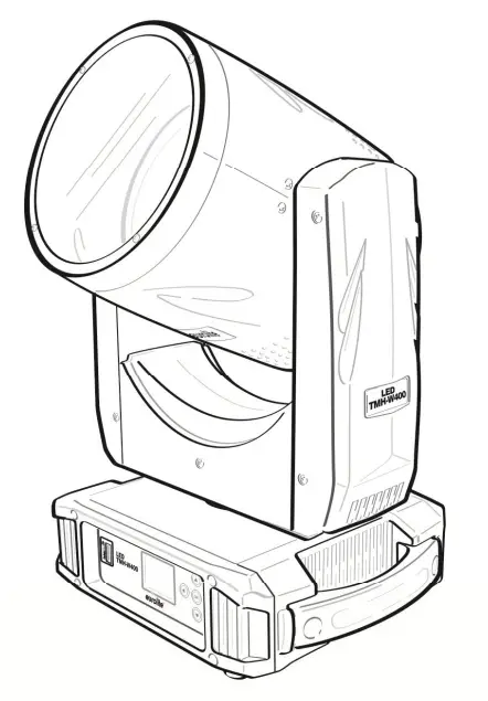 eurolite TMH-W400 LED Moving Head Wash Zoom -