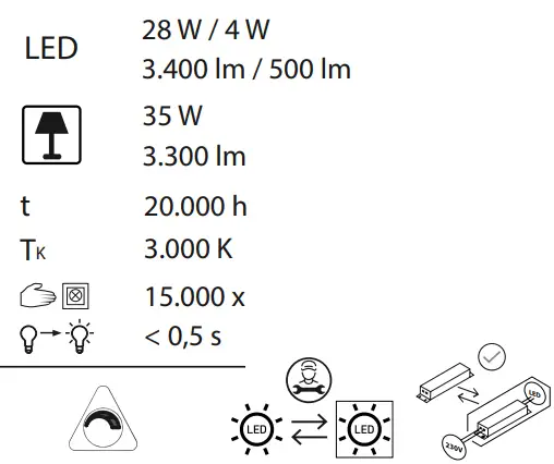 Paul Neuhaus 833411 Alfred LED Uplighter Brass 2
