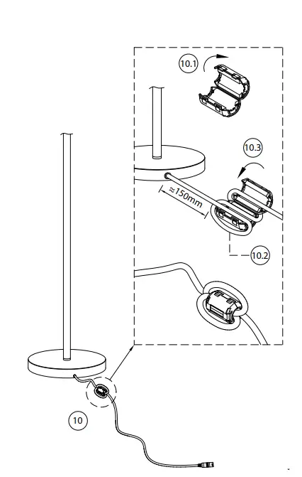 Paul Neuhaus 833411 Alfred LED Uplighter Brass 5