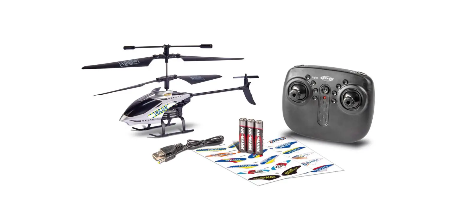 Carson 500507157 Police Tyrann 230 Gyro 2.4 Ghz Instruction Manual