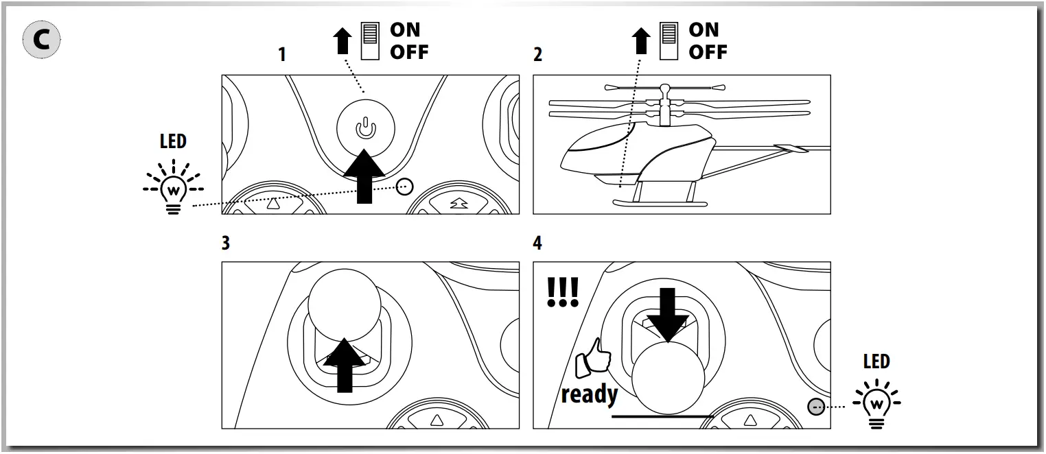 CARSON 500507157 Police Tyrann 230 Gyro 2.4 GHz 1C