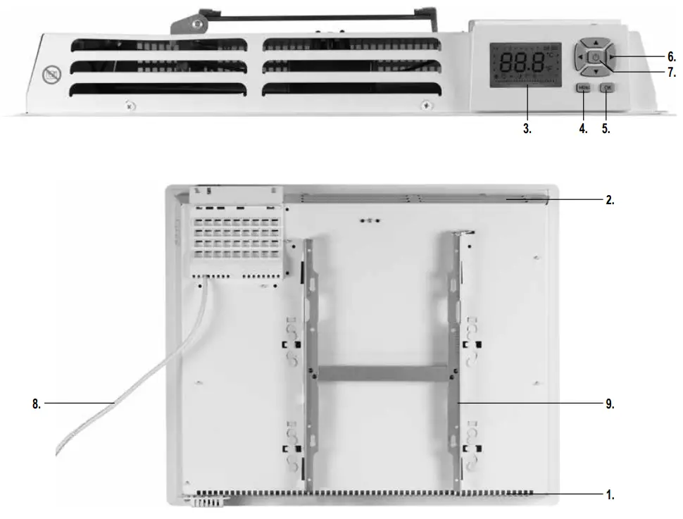 SOMOGYI FKA 70 Wall Mounted Heater - fig