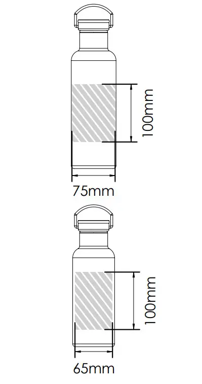 flashbay Traveler Personalised Water Bottle - Figure 1