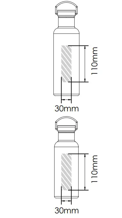 flashbay Traveler Personalised Water Bottle - Figure 2