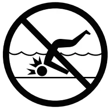 NO DIVING Icon
