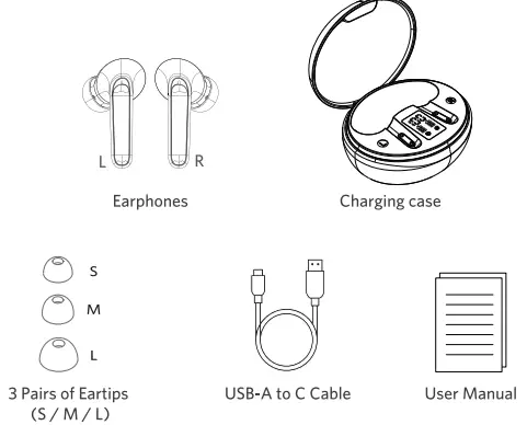 TOZO H2203 True Wireless Earbuds-fig2