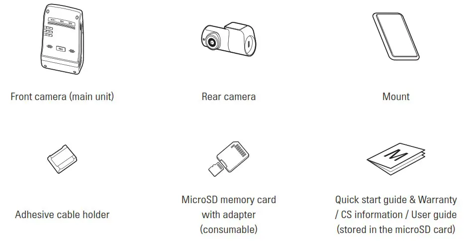 THINKWARE DC U1 FG Dash Camera - Product overview 1