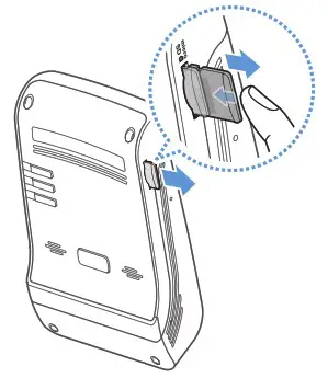 THINKWARE DC U1 FG Dash Camera - Removing and inserting the memory card 1