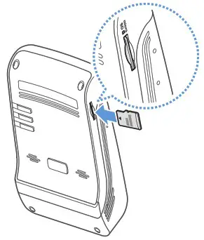 THINKWARE DC U1 FG Dash Camera - Removing and inserting the memory card 2
