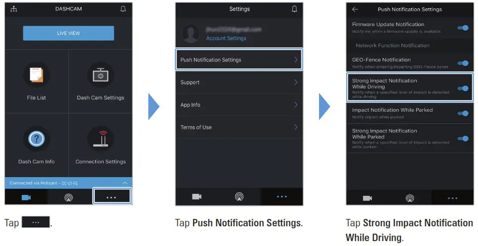 THINKWARE DC U1 FG Dash Camera - Using recording features 11