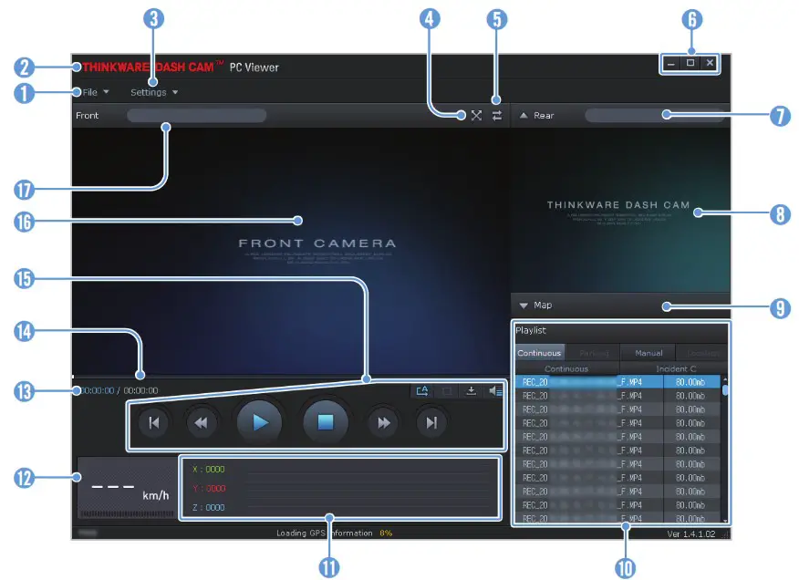THINKWARE DC U1 FG Dash Camera - Using recording features 17