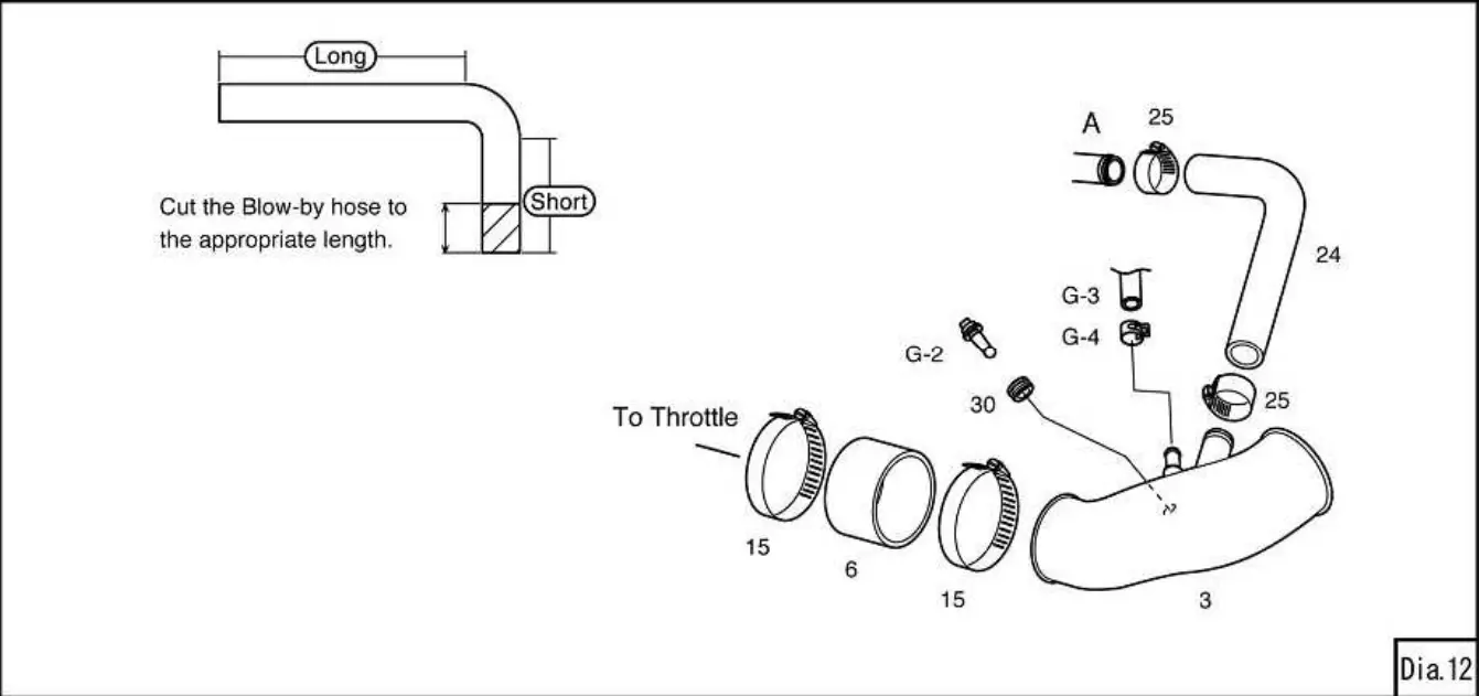 HKS ABA FD2 Racing Suction Reloaded Intake Kit - Fig 11