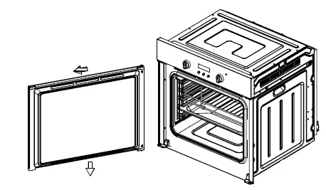 caple C2220 Side Opening Electric Single Oven 24