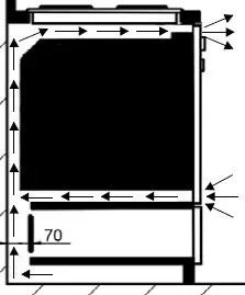 caple C2220 Side Opening Electric Single Oven 4