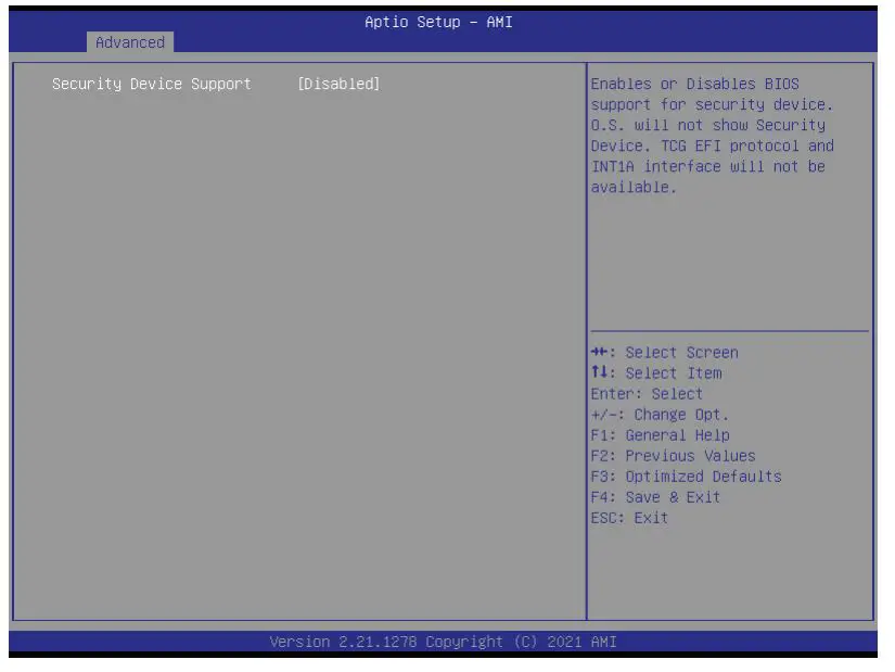 Shuttle DS20U Series XPC BIOS Barebone PC - TPM Configuration
