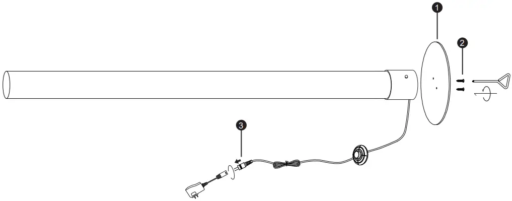 edishine HLFL02M LED Floor Lamp - Fig 2