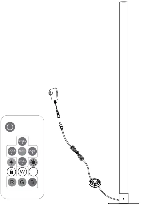 edishine HLFL02M LED Floor Lamp