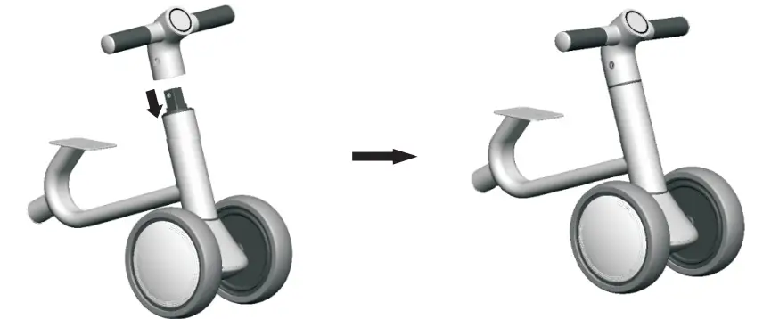 PHAT PT BK 219 Blue Kids Balance Tricycle - fig 3