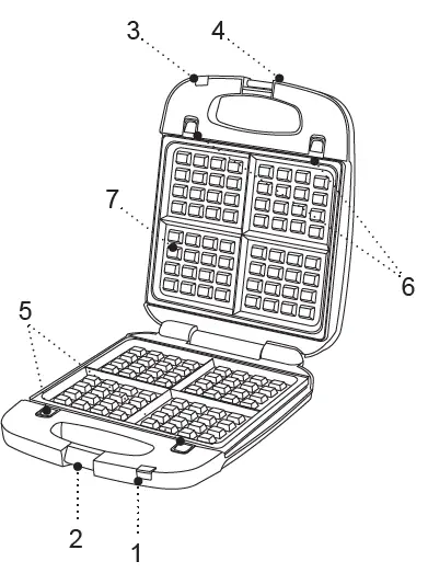 BRAYER-BR2303-Waffle-Maker-fig-2