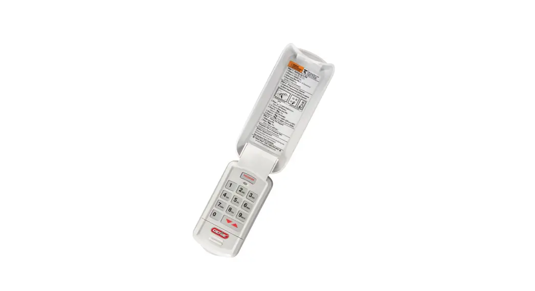 Genie Gk-r Wireless Keypad Instructions
