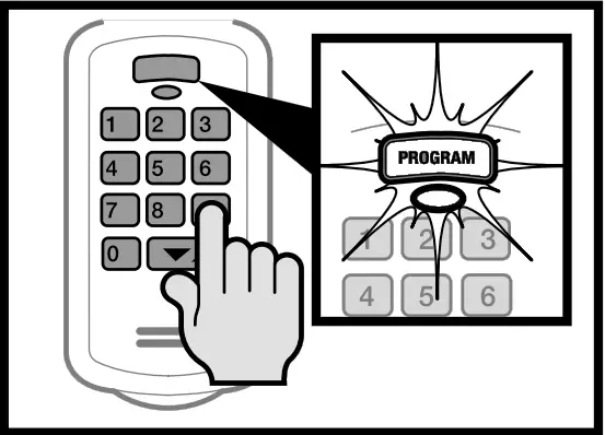 GENIE GK R Wireless Keypad - Fig 3